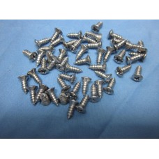 Trim Screws 10g x 1/2" Chrome Plated (pkt 50)