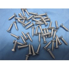 Trim Screws 10g x 3/4" Chrome Plated (pkt 50)