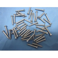 Trim Screws 8g x 1" Chrome Plated (pkt 50)