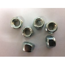Nyloc Nut 5/16" UNC Grade 2 Zinc Plated Steel 